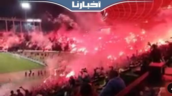 كراكاج خيالي لجماهير الجيش الملكي خلال مقابلة الكلاسيكو ضد الرجاء